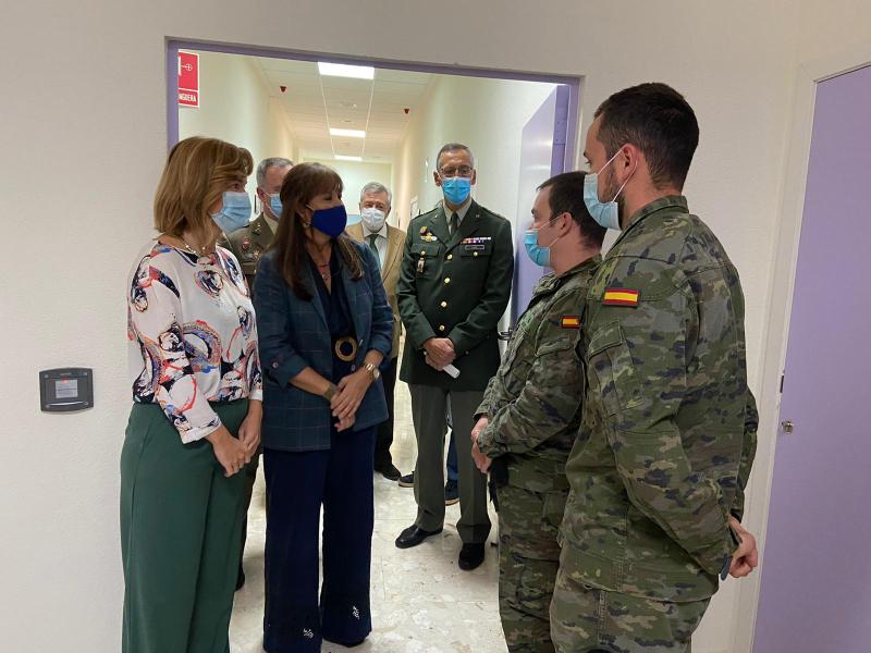 Más de 80 rastreadores del Ejército trabajan desde el Hospital Militar de Zaragoza
