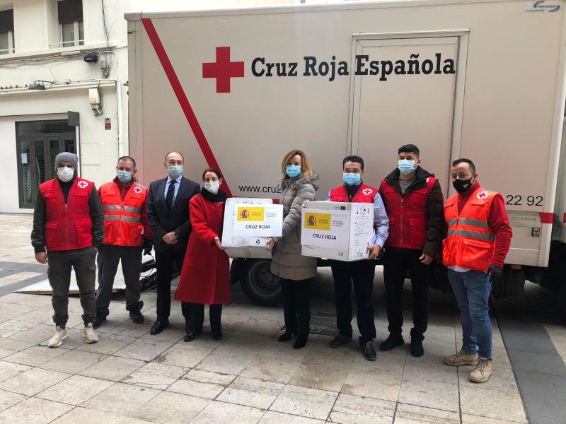 El Estado ha distribuido en Aragón más de 3,2 millones de mascarillas para trabajadores y colectivos vulnerables desde el comienzo de la pandemia