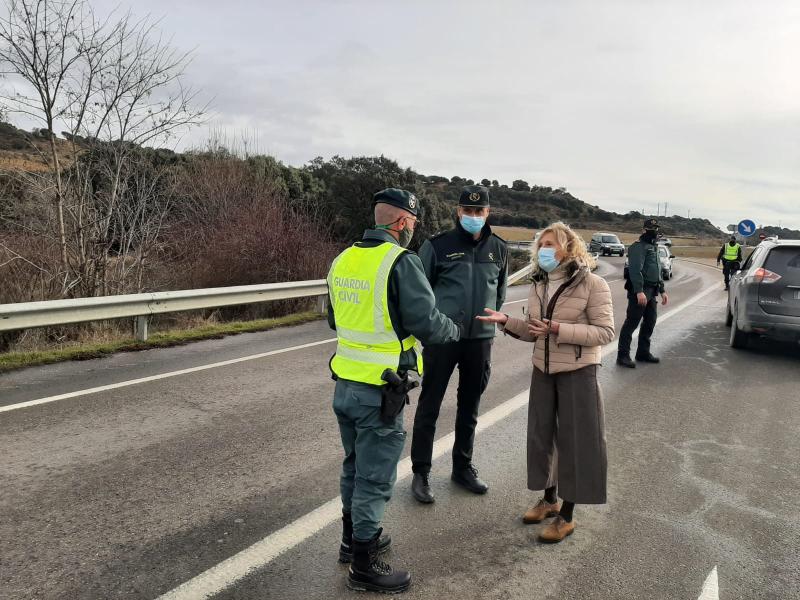Las Fuerzas y Cuerpos de Seguridad refuerzan los controles perimetrales en Huesca con motivo del puente de San Vicente