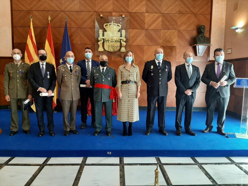 La Delegación del Gobierno en Aragón entrega las Medallas al Mérito de la Protección Civil del año de la pandemia