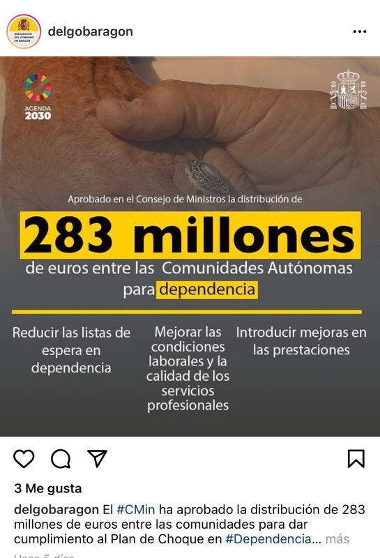 La Delegación del Gobierno en Aragón refuerza su presencia en las redes sociales con Instagram y YouTube