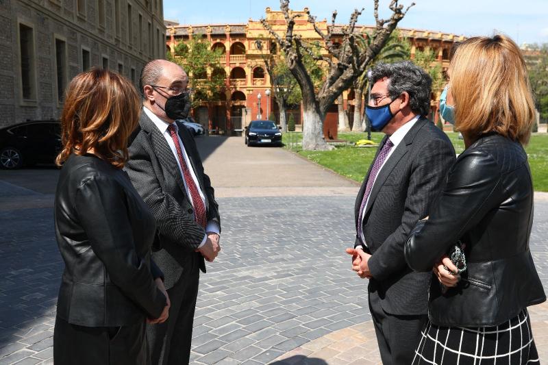 Escrivá: “El Ministerio y el Gobierno de Aragón siguen avanzando en el despliegue del IMV con los itinerarios de inclusión”