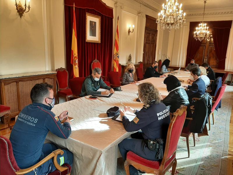 La Junta Local de Seguridad de Huesca insiste en seguir extremando las precauciones para evitar nuevos brotes de COVID-19
