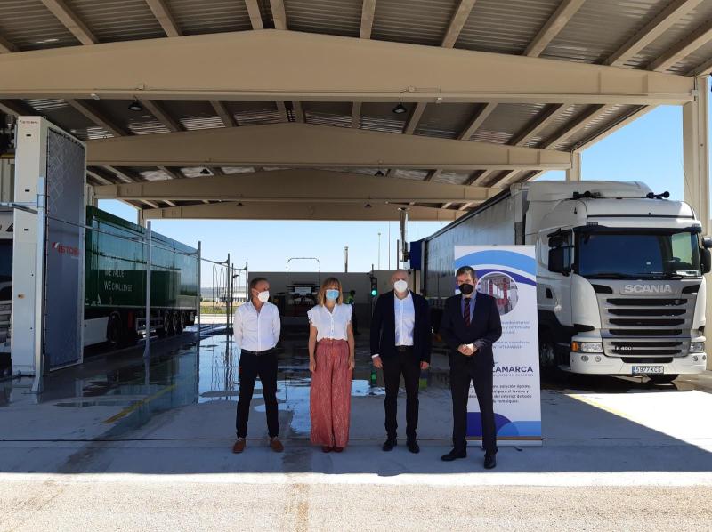 La delegada Pilar Alegría visita las nuevas instalaciones de la empresa Transverich en El Burgo de Ebro
