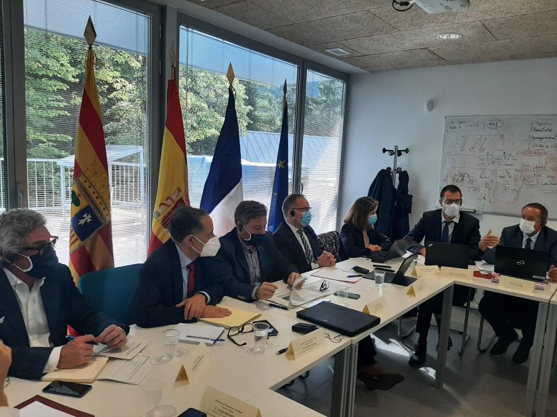 El grupo de trabajo de los Gobiernos de España, Francia, Aragón y Nueva Aquitania constata los avances para la reapertura de la línea internacional de Canfranc