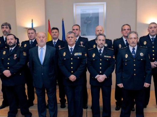 La Policía Nacional ha conmemorada el 192 aniversario de sus fundación, con el nombre de Policía General del Reino, en un acto celebrado en la Delegación del Gobierno.