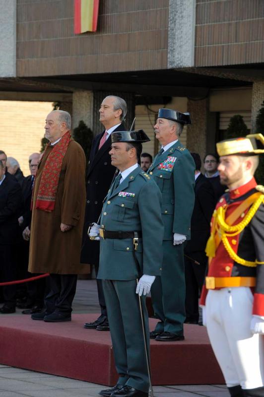 Toma de posesión del nuevo Coronel Jefe de la 14ª  zona de la Guardia Civil de Asturias en un acto solemne, celebrado en el cuartel del Rubín en presencia del director general de la Guardia Civil.