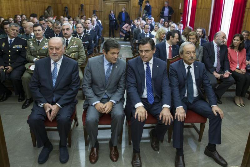 El delegado del Gobierno asistió al acto de Apertura del Año Judicial, celebrado en el Palacio de Valdecarzana de Oviedo.