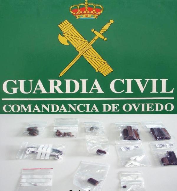 La Guardia Civil detiene a una persona por tráfico de drogas

