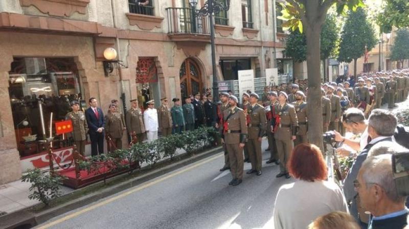 Celebración del 108º Aniversario de la heroica muerte del Cabo don Luis Noval Ferrao, con la asistencia de la secretaria general en representación de la Delegación del Gobierno en el Principado de Asturias.