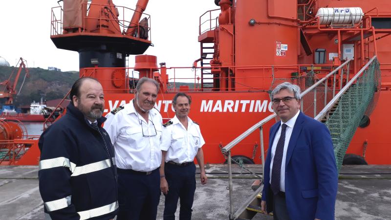 El delegado del Gobierno dice que “Asturias debe sentirse orgullosa de disponer de uno de los mejores servicios de salvamento marítimo del mundo”