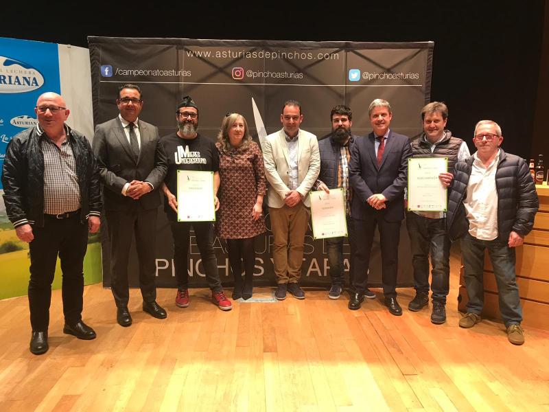 La Delegación del Gobierno participa en la entrega de premios del XII Campeonato  de Pinchos y Tapas de Asturias. 