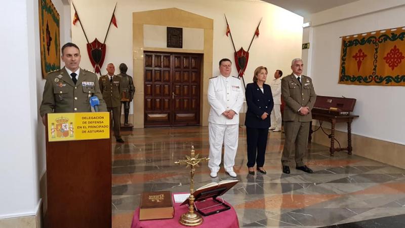 Toma de posesión del nuevo Delegado de Defensa en Asturias