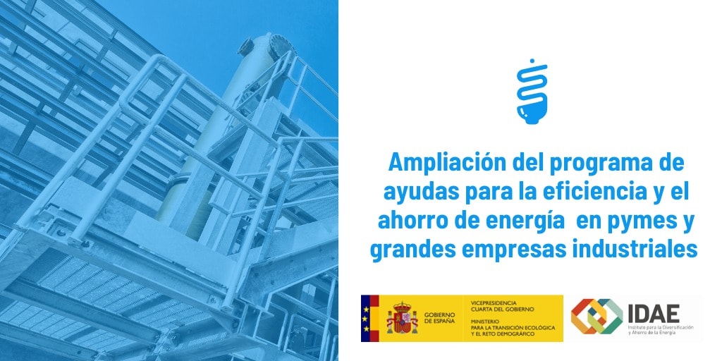 El Ministerio para la Transición Ecológica amplía las ayudas para eficiencia en pymes y gran industria