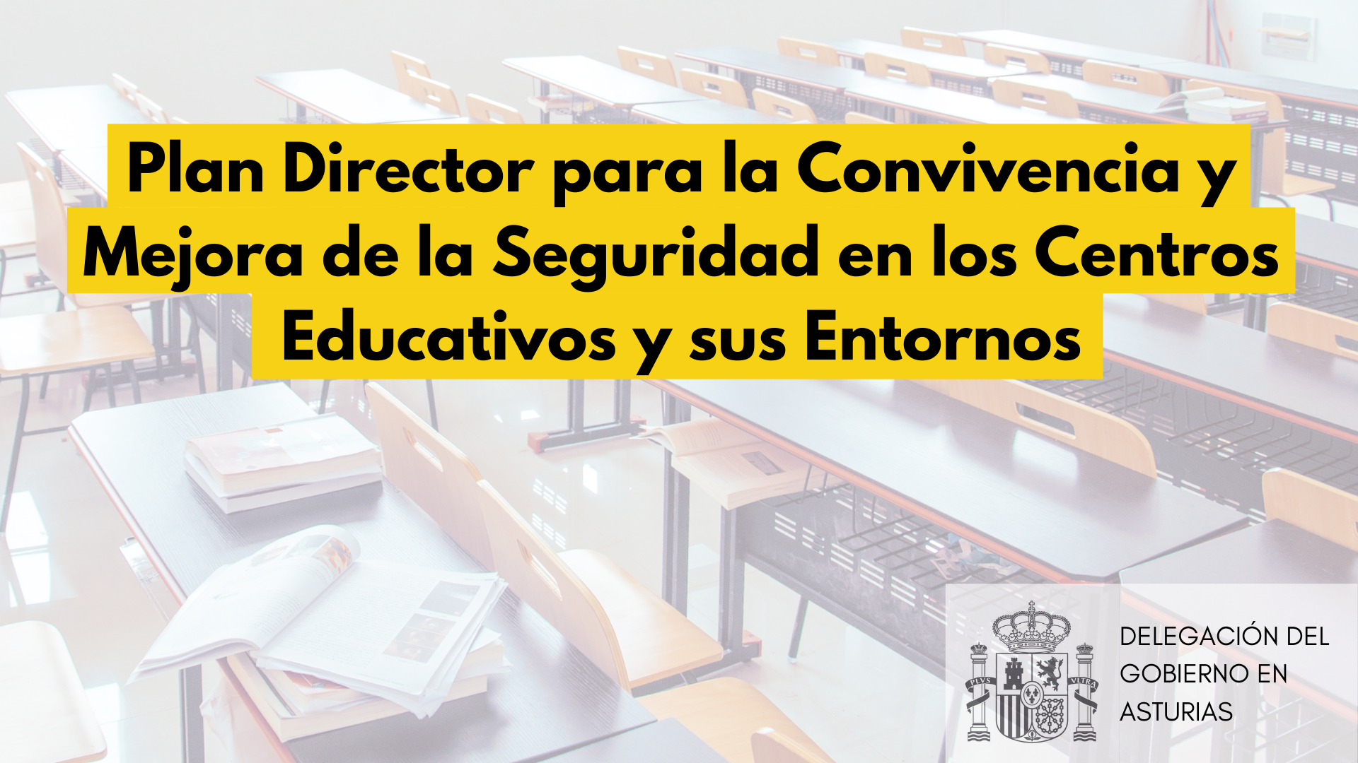 Uno de cada tres centros escolares asturianos se inscribe en el Plan Director para la Convivencia y Mejora de la Seguridad