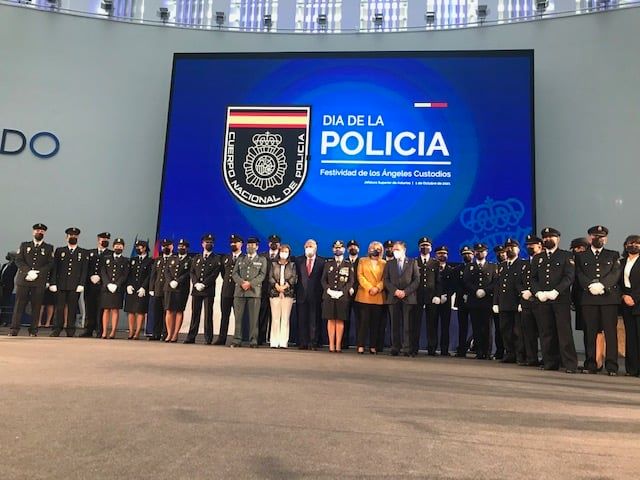Losa en la celebración de los Santos Ángeles Custodios: "La Policía Nacional es un referente para la población"