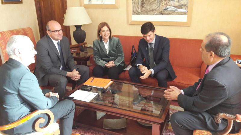 Visita de la delegada del Gobierno en Canarias a La Palma
