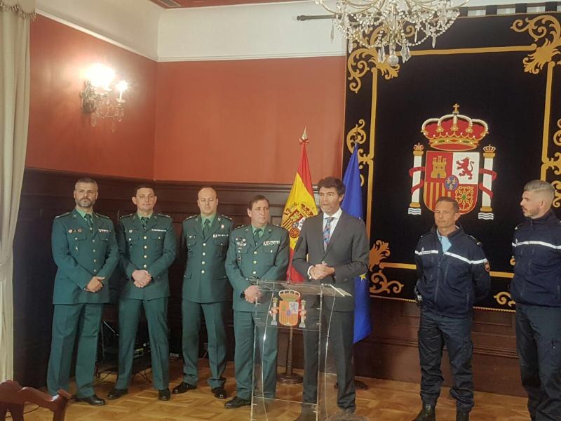 La Guardia Civil incorpora a dos agentes de la Gendarmería Nacional francesa en el sur de Tenerife