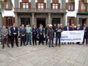 El delegado del Gobierno en Canarias asiste al acto del Día Europeo Víctimas del Terrorismo