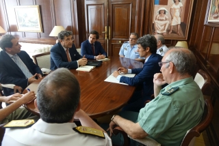 El delegado del Gobierno en Canarias, mantiene una reunión protocolaria con el representante especial de la UE para el Sahel, Ángel Losada. 