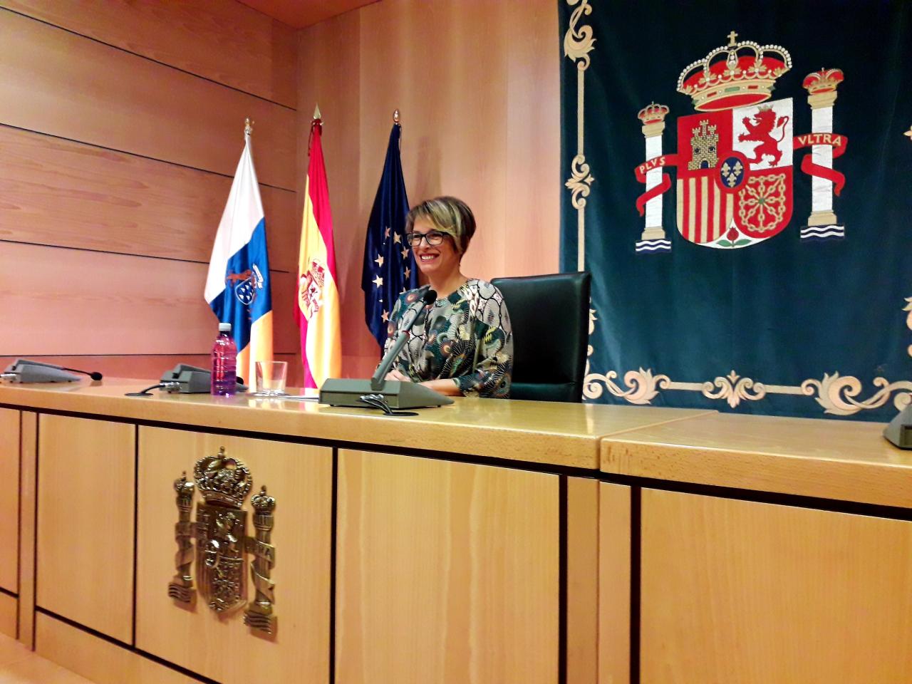 Elena Máñez presenta los actos organizados por la Delegación del Gobierno en Canarias para el 8M