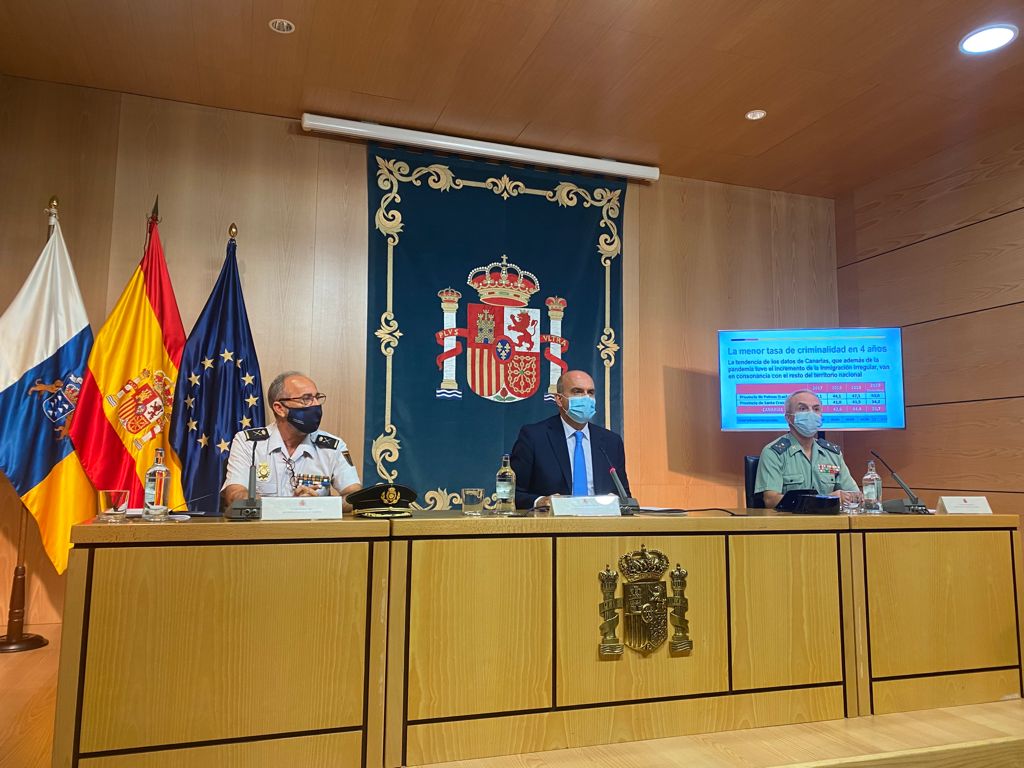 El delegado del Gobierno niega que Canarias viva una situación de excepcionalidad en la seguridad ciudadana