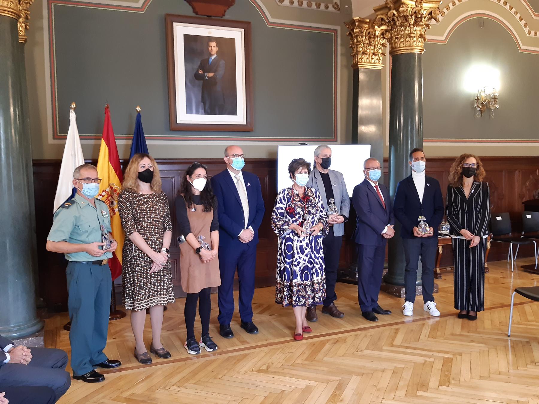 La Delegación del Gobierno en Canarias entrega los reconocimientos Menina 2021