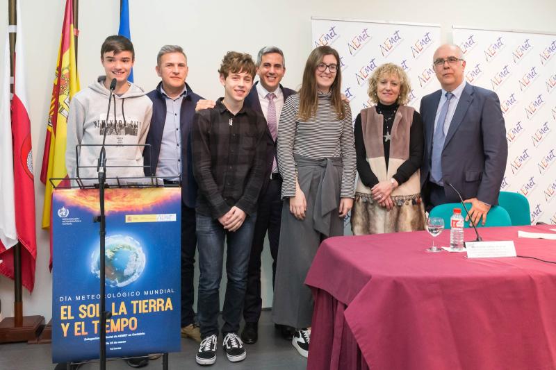 El delegado del Gobierno Pablo Zuloaga, reconoce hoy en el acto de celebración del día mundial de la meteorología, en la Delegación Territorial de  AEMET en Cantabria, la excelencia científica y la vocación de servicio público

