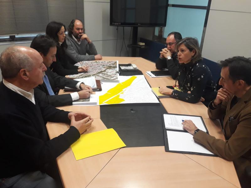 Confederación Hidrográfica del Ebro, Gobierno de Cantabria y el Ayuntamiento de Reinosa se reúnen para evaluar la situación de los cauces y definir las acciones conjuntas

