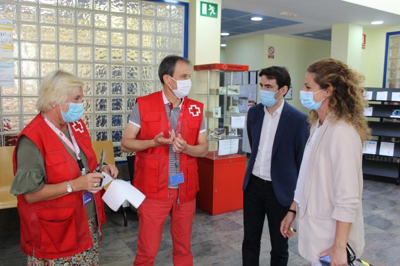 La delegada del Gobierno agradece a Cruz Roja el trabajo desarrollado durante la emergencia sanitaria del COVID-19