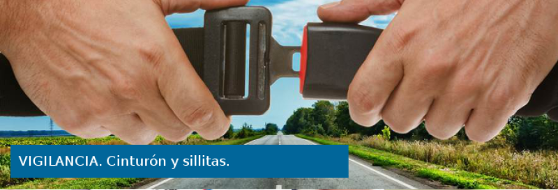 Tráfico desarrolla esta semana una campaña especial de control del uso del cinturón en carreteras de Cantabria