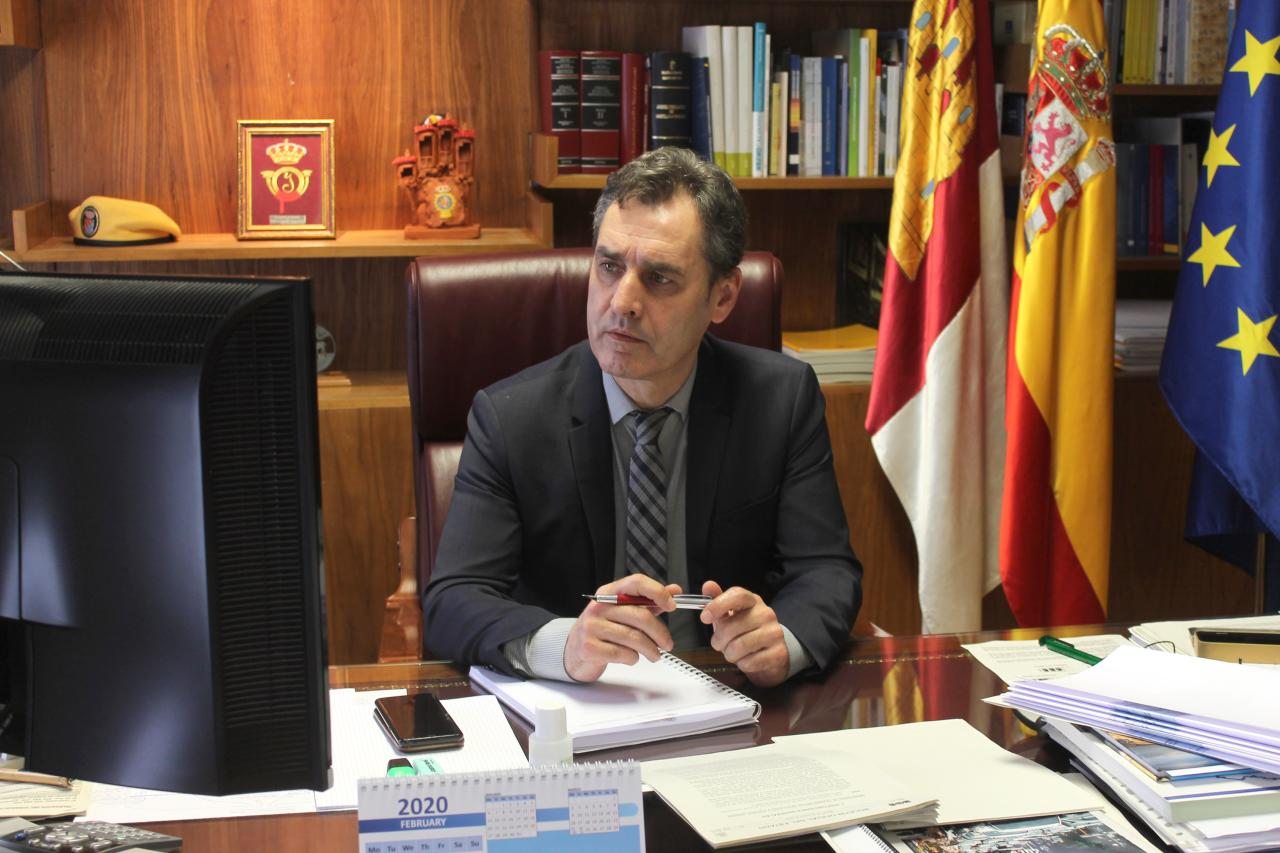 El delegado DEL gobierno de España en Castilla-La Mancha, Francisco Tierraseca, preside una nueva reunión del Centro de Coordinación Regional para  hacer seguimiento de las medidas frente al COVID-19