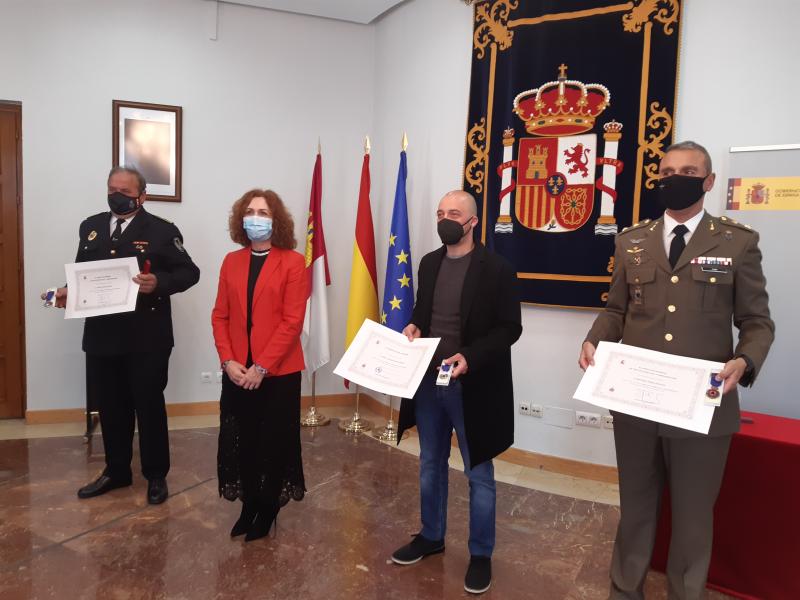 La subdelegada del Gobierno de España en la provincia de Ciudad Real preside la entrega de las Medallas al Mérito de la Protección Civil