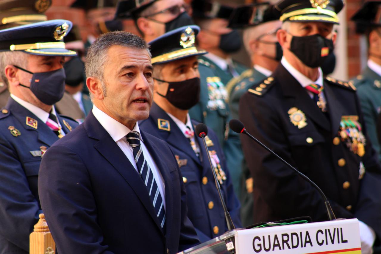 El subdelegado del Gobierno de España en la provincia de Albacete elogia el sentido del deber y el compromiso con los ciudadanos de la Guardia Civil en el día de su Patrona