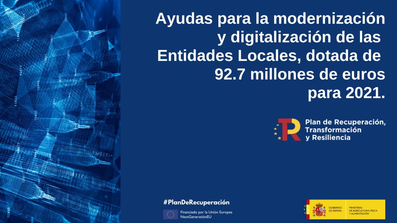 Las cinco capitales de provincia de Castilla-La Mancha y Talavera de la Reina pueden obtener más de 2 millones de € para transformación digital y  modernización de las entidades locales
