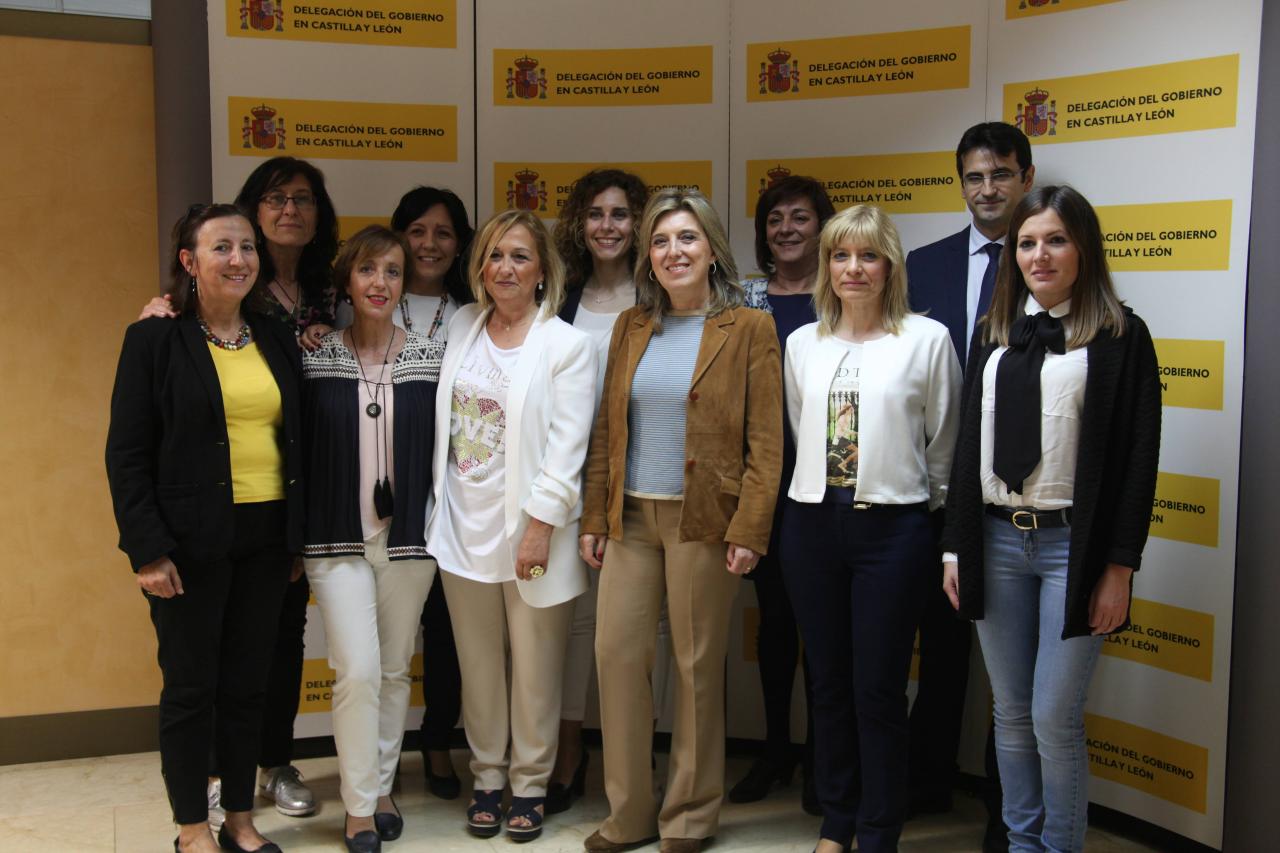 La delegada del Gobierno en Castilla y León preside una reunión de coordinación de las nueve Unidades contra la Violencia de Género de la Administración General del Estado en la región