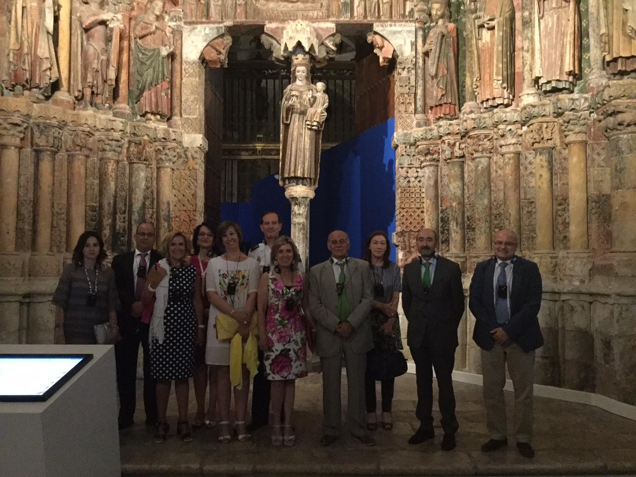 La Delegada y los subdelegados del Gobierno en Castilla y León visitan en Toro la exposición 'Aqua' de Las Edades del Hombre.