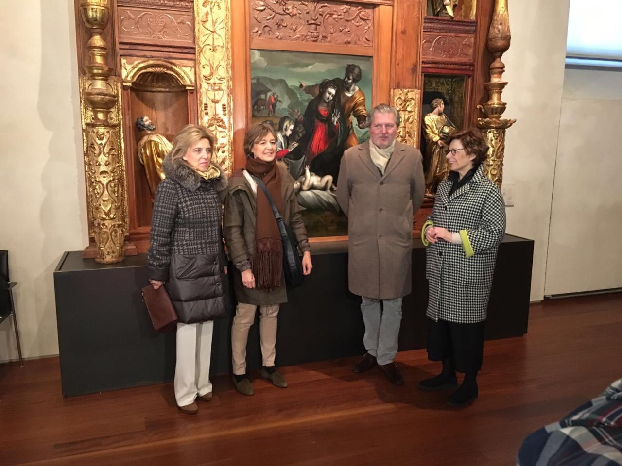 Méndez de Vigo visita el Museo Nacional de Escultura de Valladolid