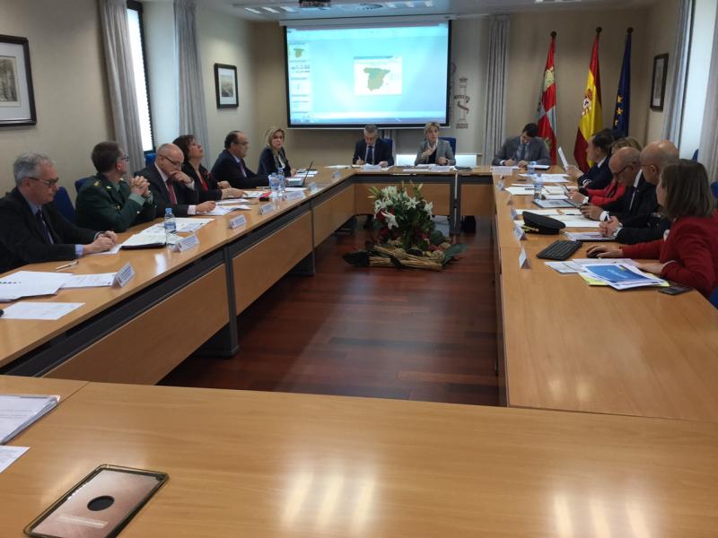 María José Salgueiro preside en Burgos la Comisión de Asistencia a la Delegada del Gobierno en Castilla y León