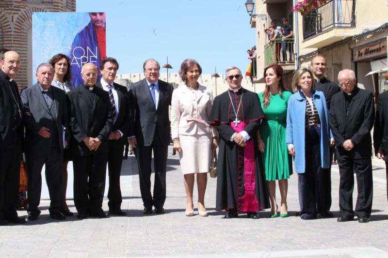 S.M. La Reina Doña Sofía inaugura en Cuéllar la exposición ‘Reconciliare’ de la Fundación ‘Las Edades del Hombre’