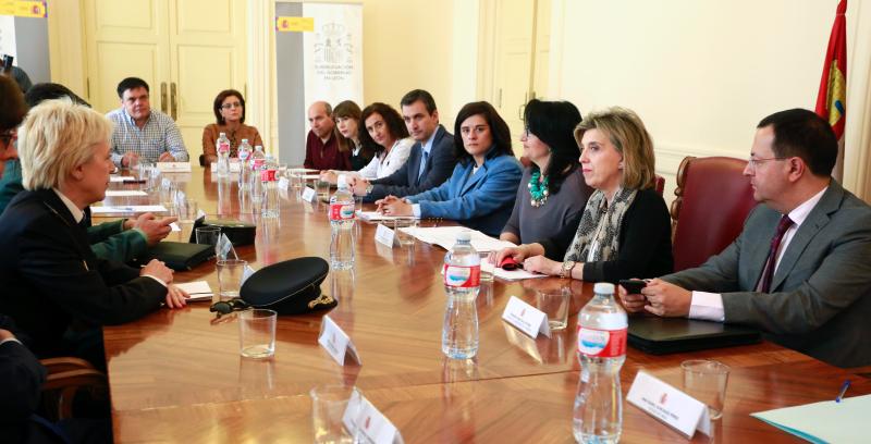 La delegada del Gobierno en Castilla y León preside de forma extraordinaria la Comisión de Asistencia a la subdelegada en León