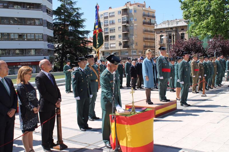 La delegada del Gobierno en Castilla y León participa en el acto de toma de posesión del jefe de la Comandancia de la Guardia Civil de Zamora