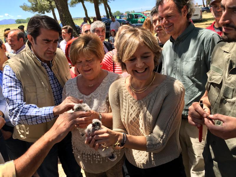 La Ministra de Agricultura, Pesca, Alimentación y Medio Ambiente (Mapama) celebra el Día Mundial de Medio Ambiente en Sauquillo de Cabezas (Segovia)