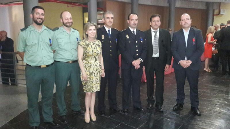 La delegada del Gobierno en Castilla y León, María José Salgueiro, asiste a la imposición de Medallas al Mérito de la Protección Civil 2017 a cinco castellanos y leoneses