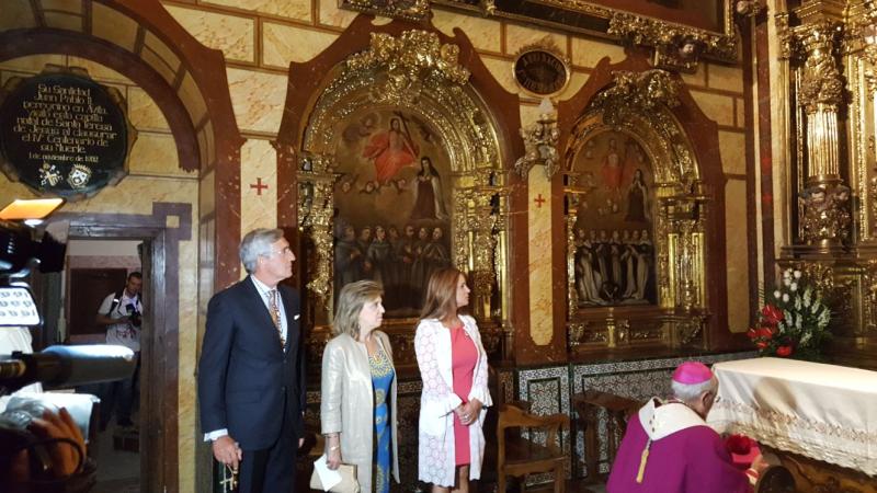 La delegada del Gobierno en Castilla y León ha asistido en Ávila a los actos de Apertura de la Puerta Santa del Año Jubilar Teresiano