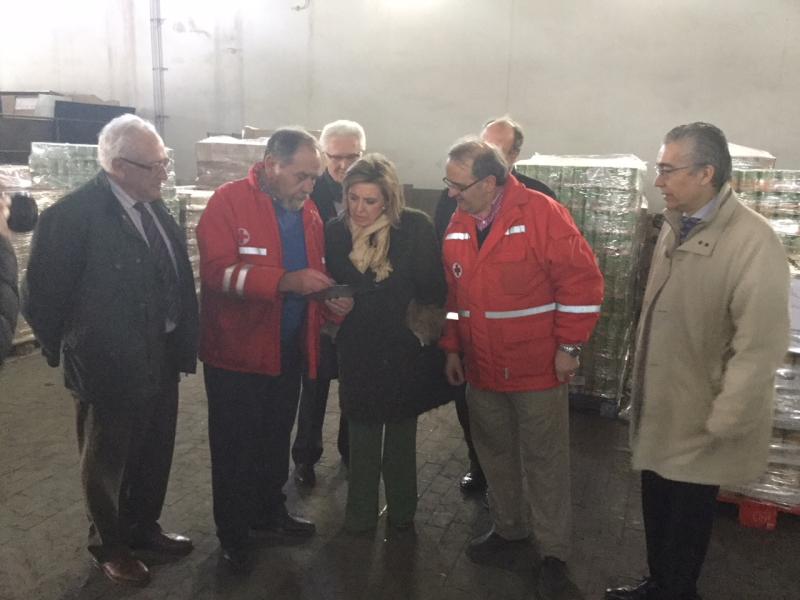 La delegada del Gobierno informa de la asignación a Castilla y León de 1,39 millones de kilos de alimentos en la tercera fase del Programa 2017 de ayuda a los más desfavorecidos, que beneficia a 58.239 personas de la región