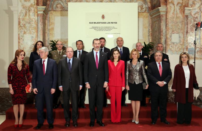 Los Reyes de España presiden el acto institucional conmemorativo de las Capitulaciones de Valladolid