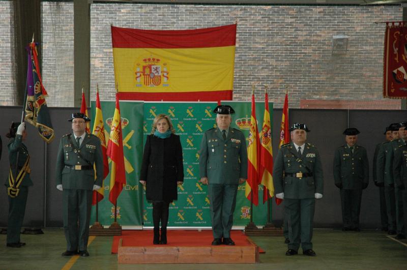La delegada del Gobierno en Castilla y León destaca el trabajo de la Guardia Civil en el descenso de los niveles de delincuencia de los últimos años