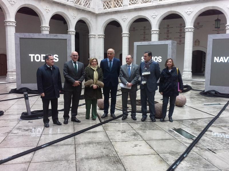 El secretario de Estado de Cultura inaugura la instalación audiovisual ‘El sueño’ en Valladolid