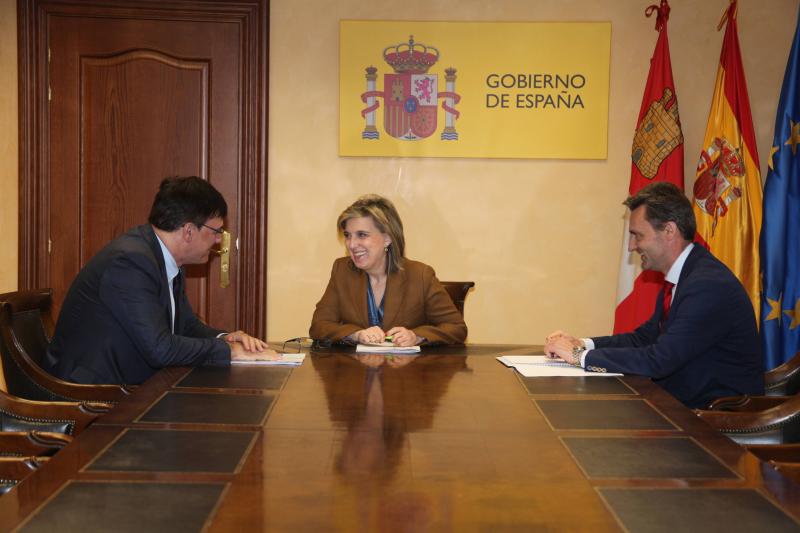 La delegada del Gobierno en Castilla y León ha mantenido una reunión de trabajo con el presidente de la Confederación Hidrográfica del Duero ante la previsión de incremento del caudal de los ríos en los próximos días